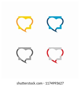 Heart Love Vector Template