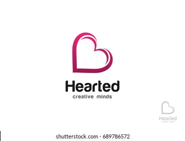 Heart Love Vector Template