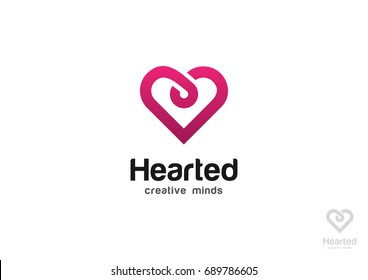 Heart Love Vector Template