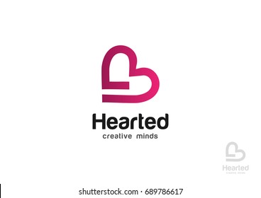 Heart Love Vector Template