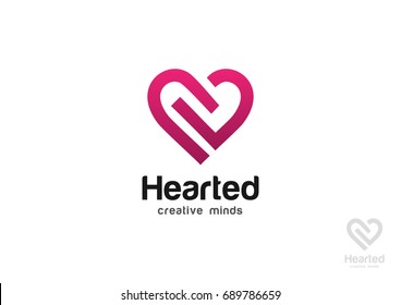 Heart Love Vector Template