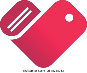Imagen de Vector de la cartera del corazón o del amor