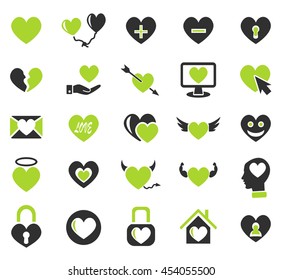 heart love web icons for user interface design