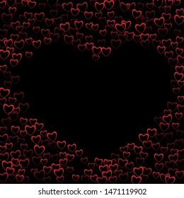 Heart love which consists of isolated elements. Modern style with beautiful elements in heart love. Can be used as print, wallpaper, cards, valentine cards, banner, background and etc.