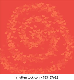Heart love which consists of isolated elements. Modern style with ethnic elements in heart love. Can be used as print, wallpaper, cards, valentine cards, logo, background and etc.