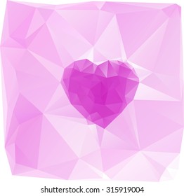 heart  low poly