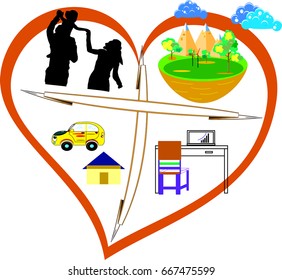 Heart made for love