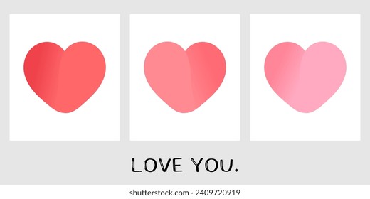 Heart made of rose petals isolated on white backgrounds. Valentine's day sign symbol with hand written fonts vector.