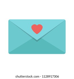 Heart mail cartoon vector. free space for text. wallpaper. background.