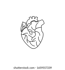 Corazón, corazón del hombre, icono del corazón humano