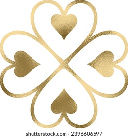 Heart mandala in gold, transparent background - Powered by Shutterstock - Get 15% off with code: PIKWIZARD15