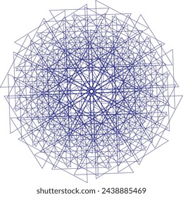 Heart mandala set icon and illustration