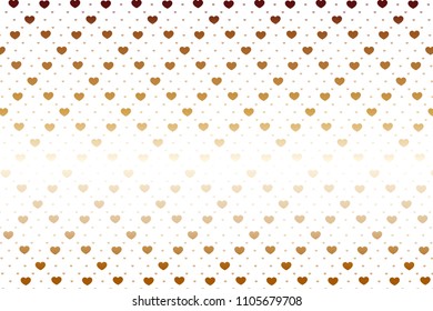 Heart mark and check pattern