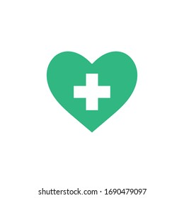 Heart medical healthcare vector icon