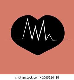 heart medical icon - vector illustrator