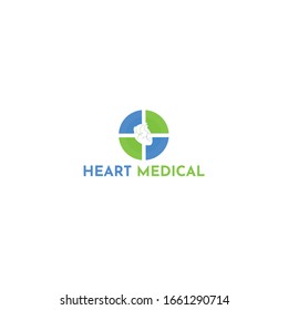 Heart Medical logo is a profesional clean and elegant logo for compay or personal