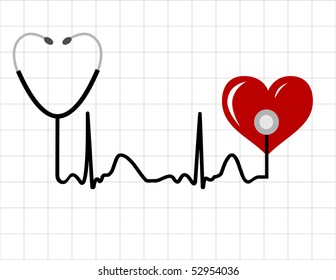 2,697 Ekg stethoscope Stock Illustrations, Images & Vectors | Shutterstock