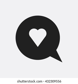 Heart message Icon