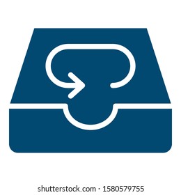 
Heart message storage, Email   Isolated Vector icon which can easily modify or edit
