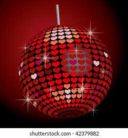 Heart Mirror Ball