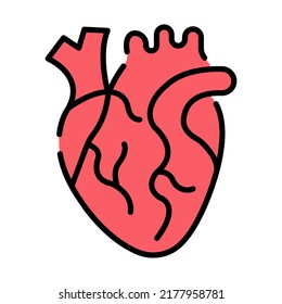 diseño de conceptos de corazón moderno, ilustración vectorial