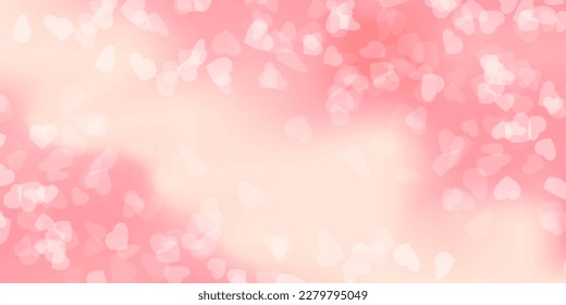 Heart Mother's Day pink background