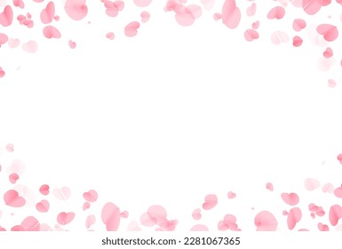 Heart Mother's Day pink background