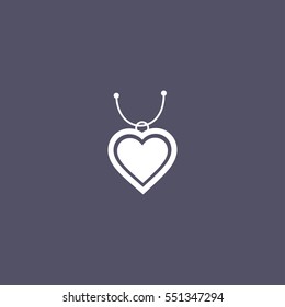 heart necklace icon