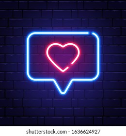 Heart neon sign 