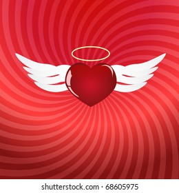 heart with nimbus