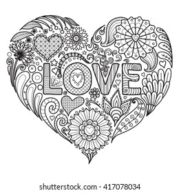 6700 Coloring Pages For Adults Heart Download Free Images