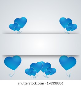 heart on a paper background