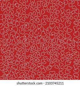 corazón sobre fondo rojo, concepto Día de San Valentín, fondo vectorial
