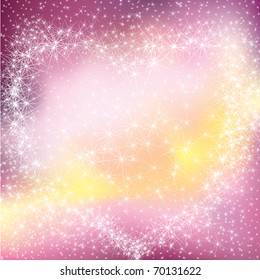 Corazón en el cielo hecho por las estrellas