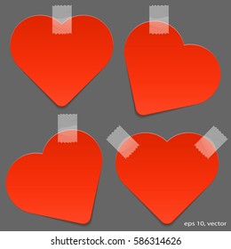 heart on sticky tape