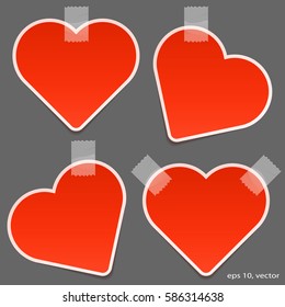 heart on sticky tape