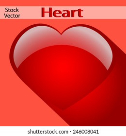 Heart on Valentine's Day