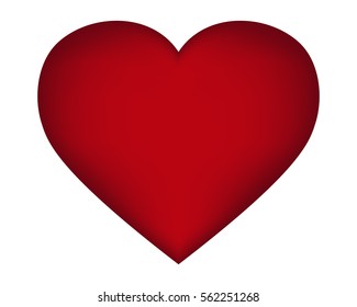 Heart on Valentine's Day,vector 