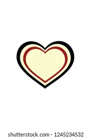 heart on white bacground