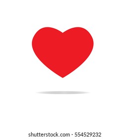 heart on white background. heart sign. Valentine heart simbol.
