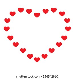 heart on white background. heart sign. Valentine heart simbol.
