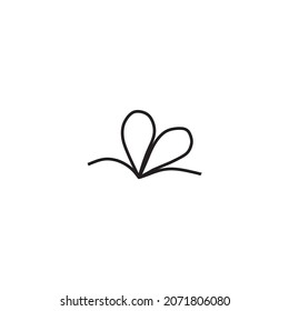 heart oneline continuous single line art