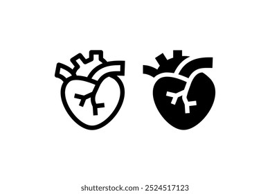 Heart organ icon. Vector icon design.