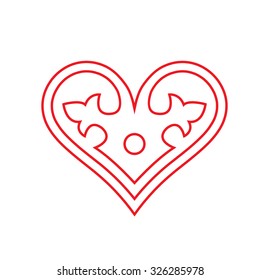 heart ,ornament