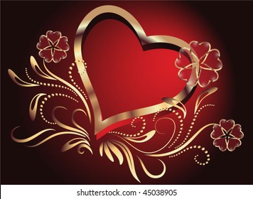 Heart with ornament