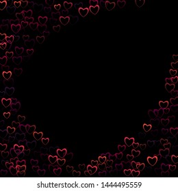 Heart ornament which consists of isolated elements. Modern style with beautiful elements in heart ornament. Can be used as print, wallpaper, cards, valentine cards, banner, background and etc.