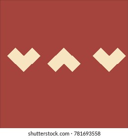 Heart outline which consists of isolated elements. Modern style with ethnic elements in heart outline. Can be used as print, wallpaper, cards, valentine cards, logo, background and etc.