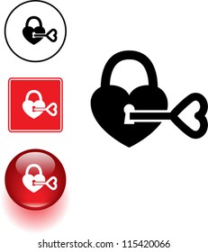 heart padlock
