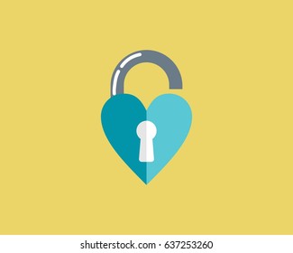 heart padlock