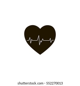 heart palpitations icon. sign design